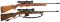 Two Scoped Winchester Sporting Rifles