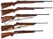 Five Winchester Bolt Action Rifles