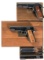 Two Colt Semi-Automatic Pistols and One Colt Conversion Kit