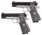 Two Colt Combat Commander Semi-Automatic Pistols
