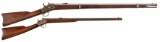 Two Antique Rolling Block Rifles