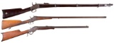Three Single Shot Long Guns