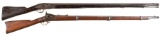 Two Antique Martial Long Guns