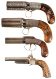 Four Antique Handguns