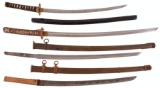 Four Swords, Including Two Signed Japanese Blades
