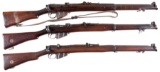 Three British Military Bolt Action Rifles