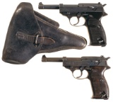 Two World War II Nazi Semi-Automatic Pistols