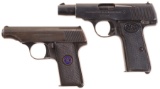 Two Walther Semi-Automatic Pocket Pistols