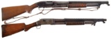 Two Winchester Trench-Configured Slide Action Shotguns