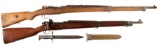 Two Bolt Action Military Rifles