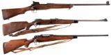 Three U.S. Model 1917 Bolt Action Sporting Rifles