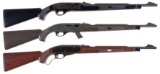Three Remington Nylon Model Rifles