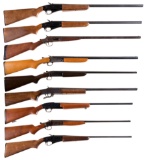 Nine Single Shot Shotguns