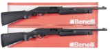 Two Benelli Slide Action Shotguns w/ Boxes