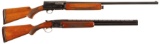 Two Factory Engraved Belgian Browning Shotguns