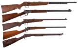 Five .22 Caliber Sporting Rifles