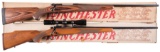 Two Winchester Bolt Action Rifles w/ Boxes