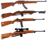 Four Semi-Automatic Carbines