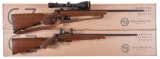 Two Boxed CZ Bolt Action Sporting Rifles