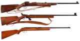 Three Winchester Rimfire Sporting Rifles
