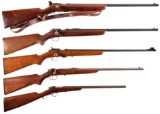 Five Winchester Bolt Action Longarms