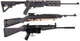 Three Semi-Automatic Carbines