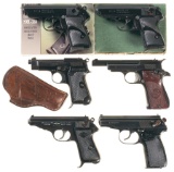 Six European Semi-Automatic Pistols