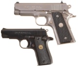 Two Colt Series 80 Semi-Automatic Pistols