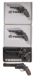 Four Taurus DA Revolvers