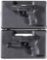 Two Walther P22 Semi-Automatic Pistols w/ Cases