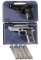 Two Beretta 92FS Semi-Automatic Pistols w/ Cases