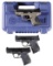 Three Smith & Wesson M&P 9C Semi-Automatic Pistols