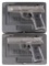 Two Ruger Semi-Automatic Pistols w/ Cases