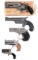 Five Derringer Style Pistols