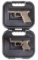 Two Glock Semi-Automatic Pistols w/ Cases