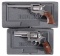 Two Ruger Revolvers w/ Cases