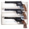 Three Harrington & Richardson DA Revolvers
