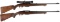 Two Winchester Model 100 Semi-Automatic Rifles