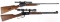 Two Winchester Rifles w/ Scopes