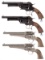Four Revolvers Used in the TV Western 