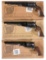 Three F.LLI Pietta Reproduction Percussion Revolvers w/ Boxes