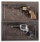 Two Colt Frontier Scout Single Action Revolvers w/ Cases