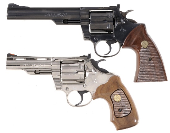 Two Colt DA Revolvers