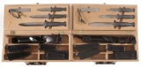 Two Cased Sets of Gerber R.W. Loveless Edition Guardian Daggers