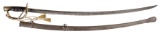 U.S. Mansfield & Lamb Cavalry Style Sword with Scabbard
