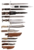 Nine Assorted Edged Weapons