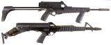 Two Calico Semi-Automatic Carbines