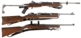 Three Ruger Semi-Automatic Long Guns