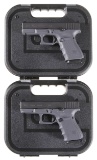 Pair of Consecutively Serial Numbered Glock 19 Semi-Automatic Pi