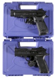 Two Sar Arms Semi-Automatic Pistols w/ Cases